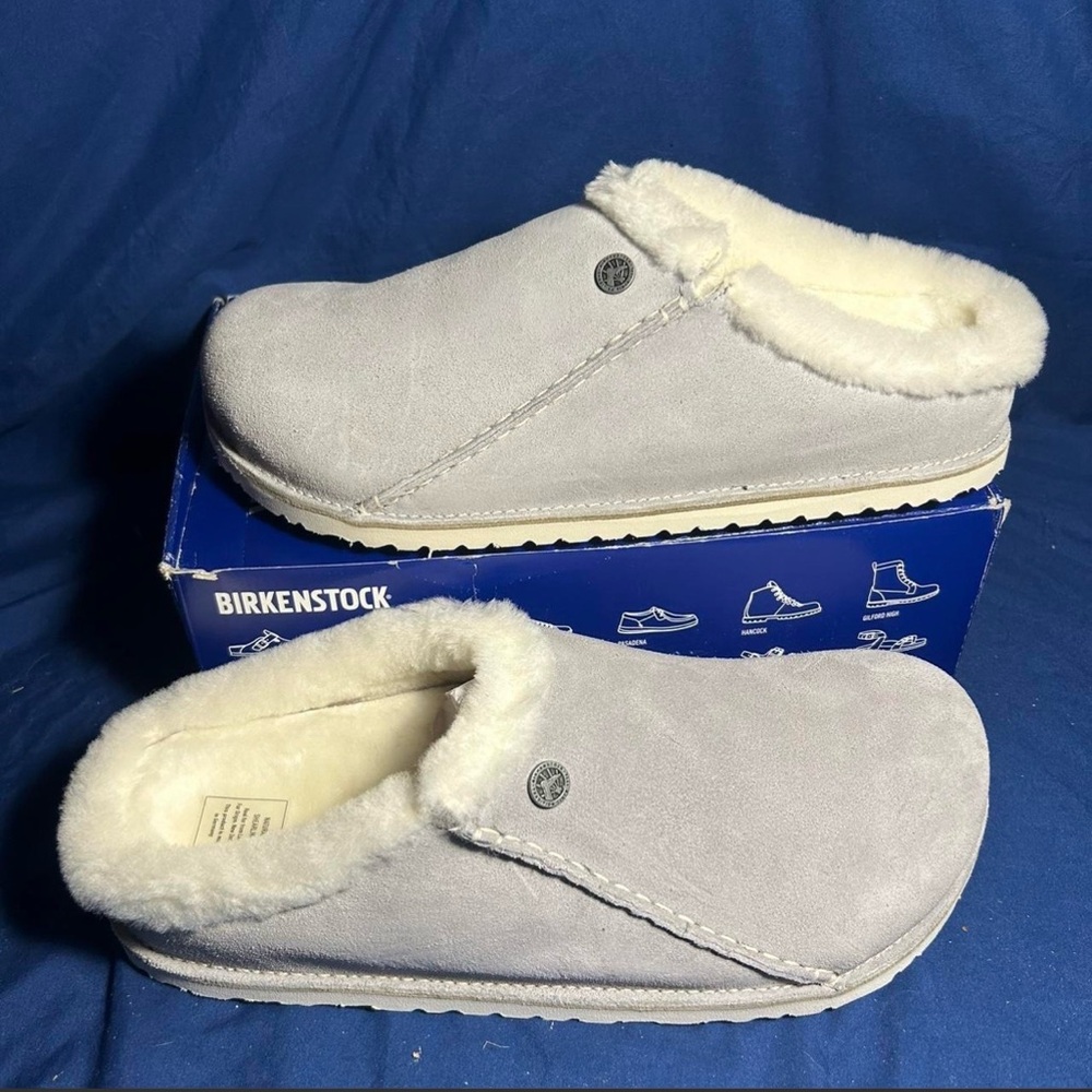 Birkenstock- Zermatt Premium, Stone Coin, Suede Leather, 13 men